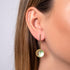 Canary | .925 Sterling Gold Vermeil | Mermaid Glass Drop Earrings